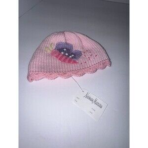 Art Walk Baby Girl's Butterfly Knit Baby Hat Size 6M new with tags